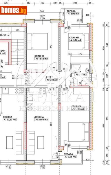 Четиристаен, 102m² -  Център, Благоевград - Апартамент за продажба - СЕРДИКА 1 НЕДВИЖИМИ ИМОТИ ЕООД - 116617976