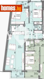 Тристаен, 125m² - Апартамент за продажба - 116619431