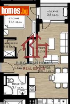 Тристаен, 122m² - Апартамент за продажба - 116621492