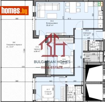 Тристаен, 114m² - Апартамент за продажба - 116621532