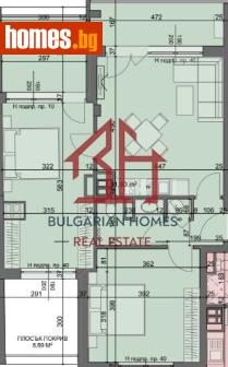 Тристаен, 91m² - Апартамент за продажба - 116621566