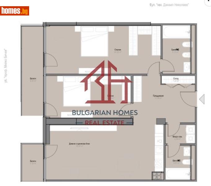 Тристаен, 144m² -  Оборище, София - Апартамент за продажба - Bulgarian Homes - 116621603