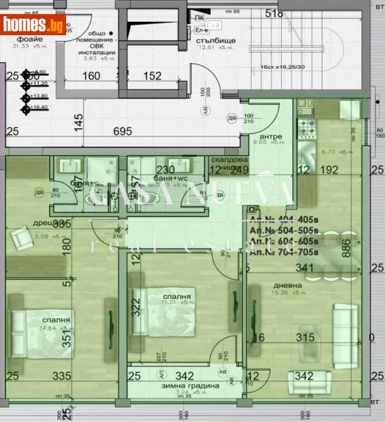 Тристаен, 108m² - Жк. Гоце Делчев, София - Апартамент за продажба - Casa Nueva Real Estate - 116623350