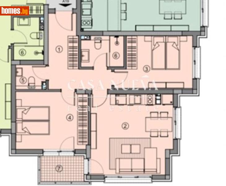 Тристаен, 78m² - Кв. Изток, Перник - Апартамент за продажба - Casa Nueva Real Estate - 116623376