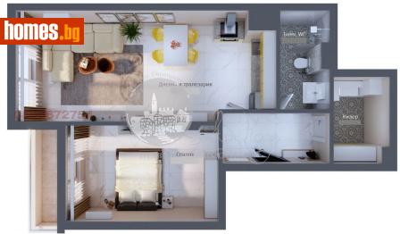 Двустаен, 70m² - Апартамент за продажба - 116625432