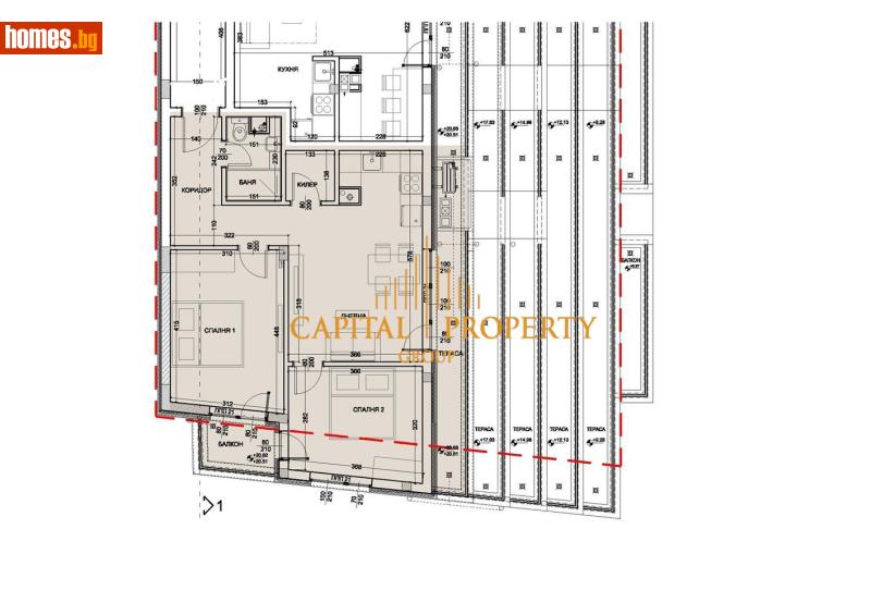 Тристаен, 97m² - Жк. Левски, Варна - Апартамент за продажба - Капитал Пропърти Груп - 116643564