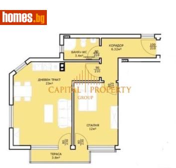 Двустаен, 66m² - Апартамент за продажба - 116643648