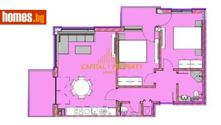 Тристаен, 94m² - Апартамент за продажба - 116643657
