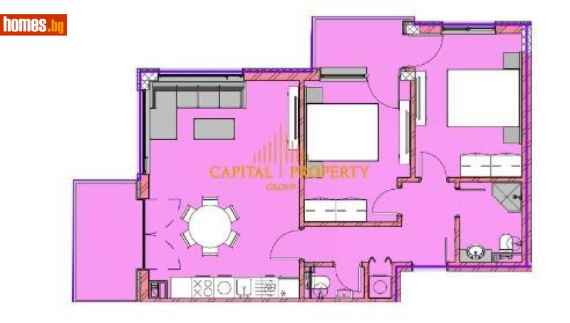 Тристаен, 94m² - Кв. Владиславово, Варна - Апартамент за продажба - Капитал Пропърти Груп - 116643657