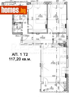 Тристаен, 136m² - Апартамент за продажба - 116648589