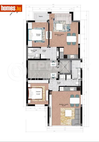Двустаен, 86m² - Кв. Кършияка, Пловдив - Апартамент за продажба - Проспект Имоти  - 116660995