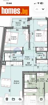 Тристаен, 125m² - Апартамент за продажба - 116662710