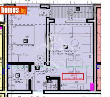 Двустаен, 63m² - Апартамент за продажба - 116680417