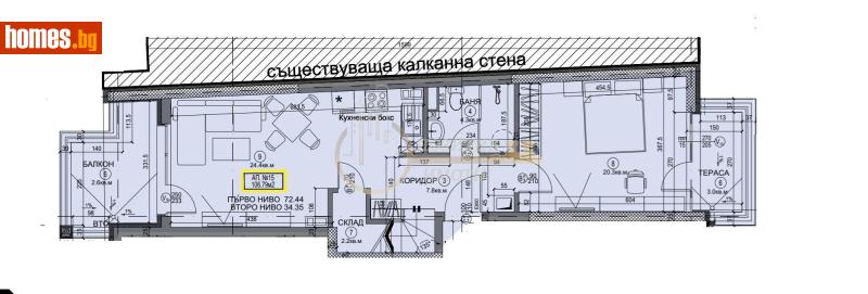 Двустаен, 136m² - Жк. Бъкстон, София - Апартамент за продажба - ПОЗИТИВ ИМОТИ - 116681577
