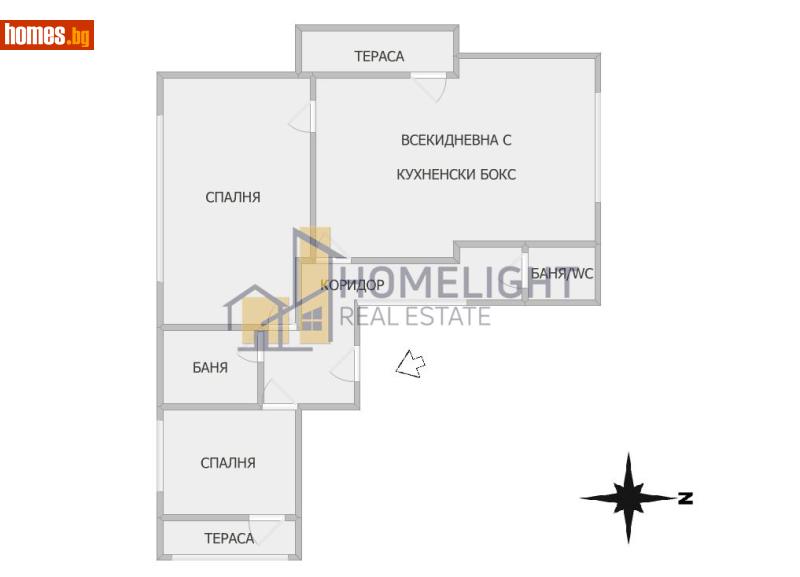 Тристаен, 101m² - Жк. Младост 3, София - Апартамент за продажба - ХОУМ ЛАЙТ  - 116683932