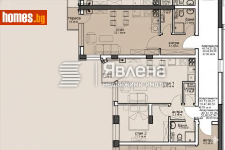 Тристаен, 105m² - Апартамент за продажба - 116708754