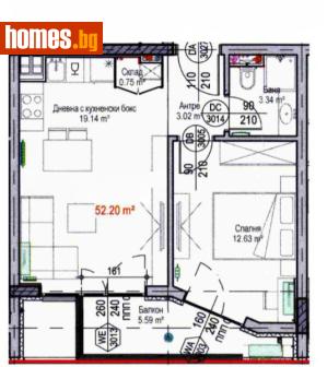 Двустаен, 62m² - Апартамент за продажба - 116710894