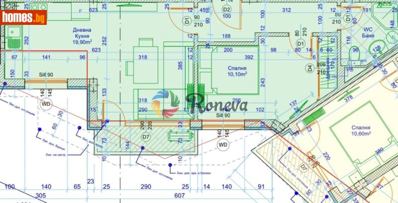 Двустаен, 52m² -  ЛК Тракия, Варна - Апартамент за продажба - РОНЕВА ООД - 116729393