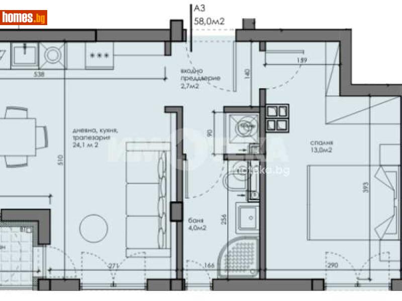 Двустаен, 70m² -  Общината, Варна - Апартамент за продажба - ИМОТЕКА АД - 116735344
