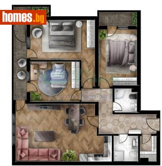 Тристаен, 145m² - Апартамент за продажба - 116736811