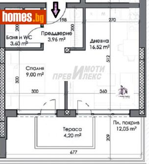 Двустаен, 65m² - Апартамент за продажба - 116737151