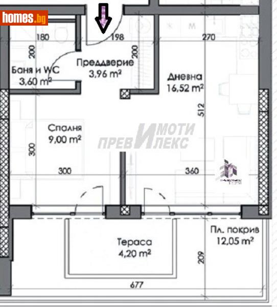 Двустаен, 65m² - Кв. Каменица , Пловдив - Апартамент за продажба - Превилекс имоти ЕООД - 116737151