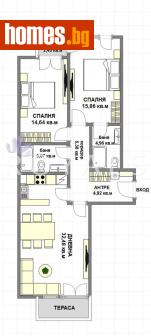 Тристаен, 122m² - Апартамент за продажба - 116745195