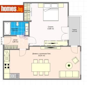 Двустаен, 77m² - Апартамент за продажба - 116745207