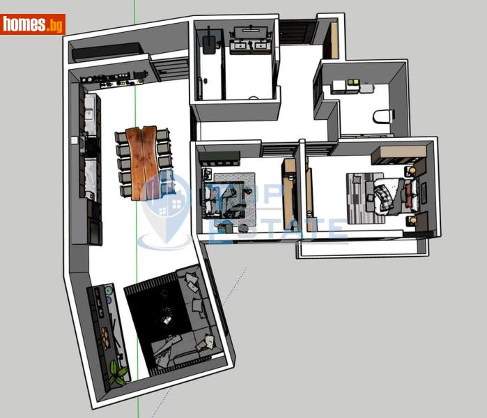 Тристаен, 152m² - Жк. Бузлуджа, Велико Търново - Апартамент за продажба - Top Estate - 116749900