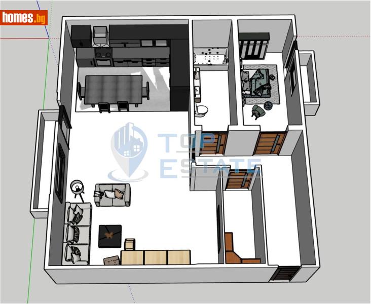 Двустаен, 104m² - Жк. Бузлуджа, Велико Търново - Апартамент за продажба - Top Estate - 116749918