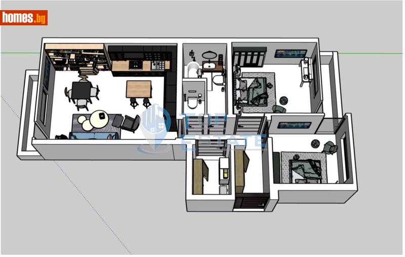 Тристаен, 119m² - Жк. Бузлуджа, Велико Търново - Апартамент за продажба - Top Estate - 116749982