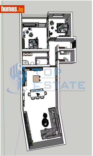 Тристаен, 149m² - Жк. Бузлуджа, Велико Търново - Апартамент за продажба - Top Estate - 116749987