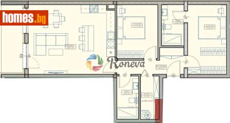 Тристаен, 113m² - Апартамент за продажба - 116750526