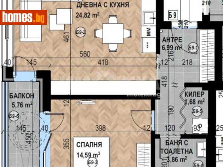 Двустаен, 80m² - Апартамент за продажба - 116754610