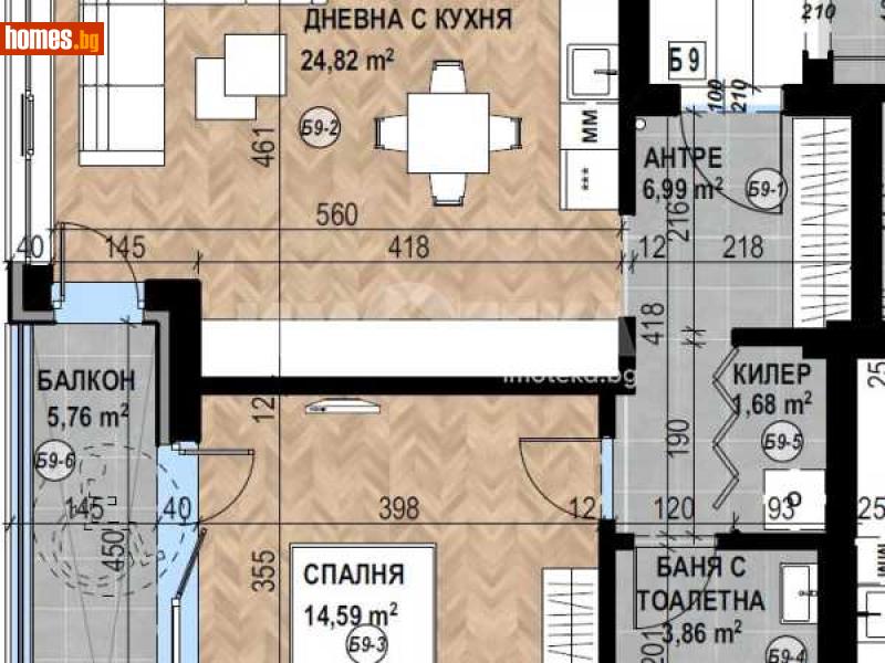 Двустаен, 80m² - Кв. Кръстова Вада, София - Апартамент за продажба - ИМОТЕКА АД - 116754610