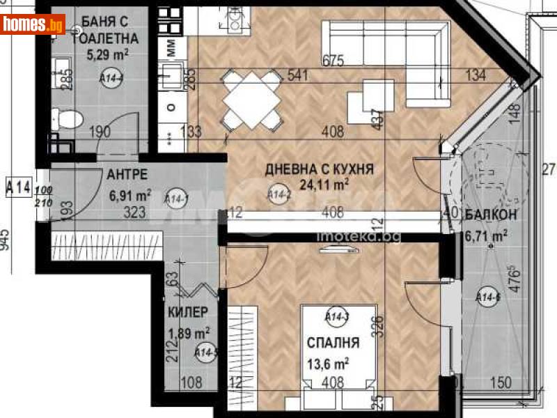 Двустаен, 77m² - Кв. Кръстова Вада, София - Апартамент за продажба - ИМОТЕКА АД - 116754616