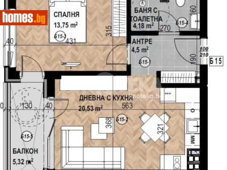 Двустаен, 67m² - Апартамент за продажба - 116754622