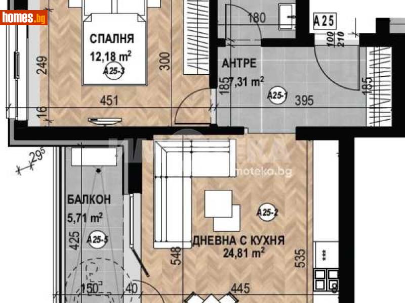 Двустаен, 76m² - Кв. Кръстова Вада, София - Апартамент за продажба - ИМОТЕКА АД - 116754628