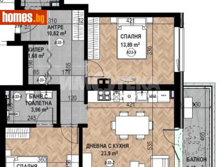 Тристаен, 106m² - Апартамент за продажба - 116754634