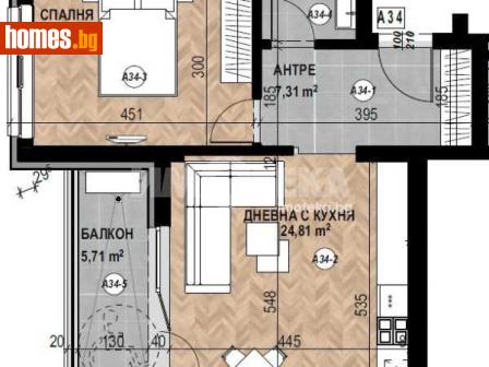 Двустаен, 76m² - Апартамент за продажба - 116754636