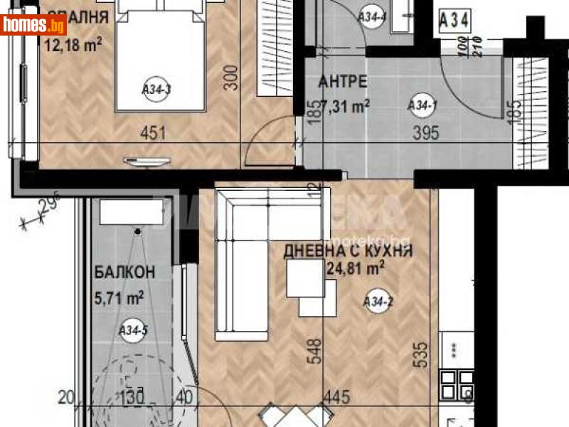 Двустаен, 76m² - Кв. Кръстова Вада, София - Апартамент за продажба - ИМОТЕКА АД - 116754636