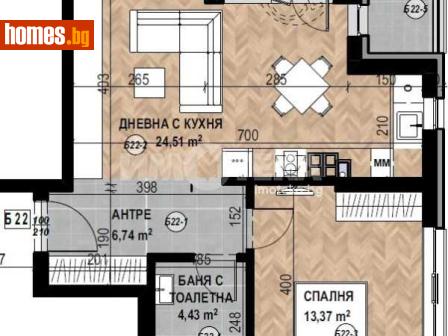 Двустаен, 78m² - Апартамент за продажба - 116754659
