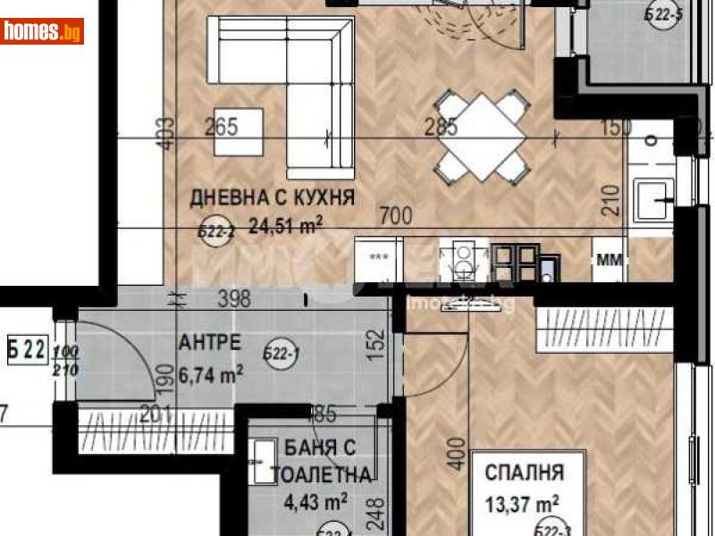 Двустаен, 78m² - Кв. Кръстова Вада, София - Апартамент за продажба - ИМОТЕКА АД - 116754659