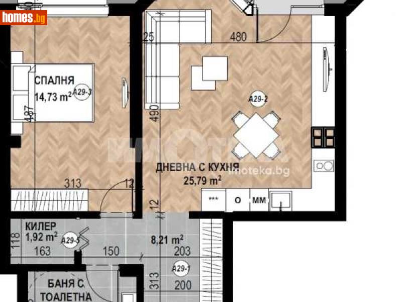 Двустаен, 80m² - Кв. Кръстова Вада, София - Апартамент за продажба - ИМОТЕКА АД - 116754663