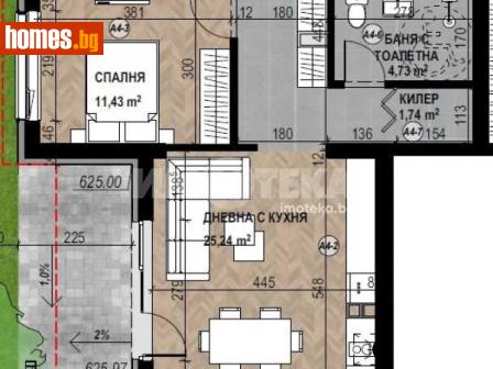 Тристаен, 90m² - Апартамент за продажба - 116754677