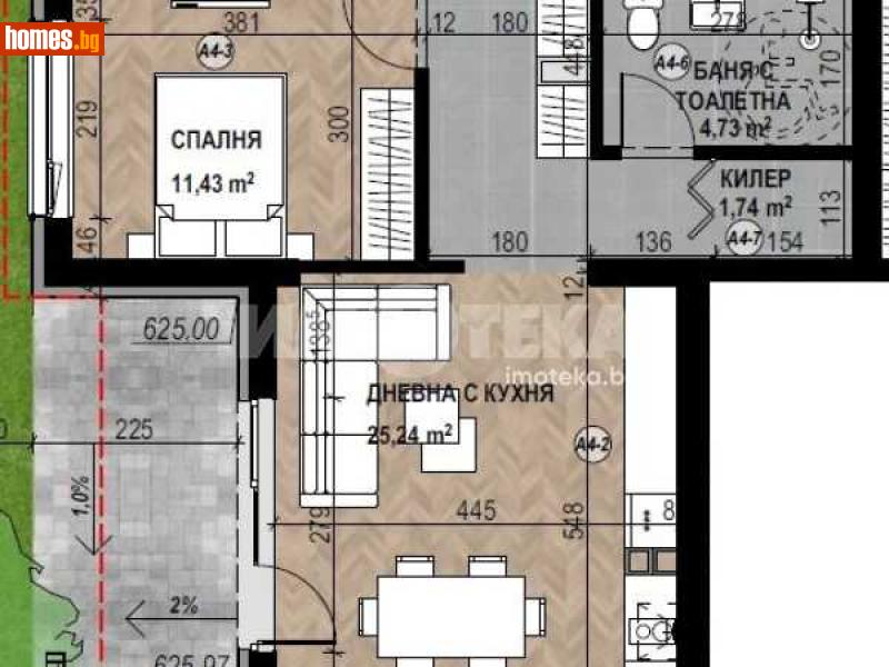 Тристаен, 90m² - Кв. Кръстова Вада, София - Апартамент за продажба - ИМОТЕКА АД - 116754677