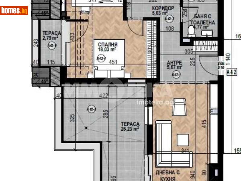 Тристаен, 170m² - Кв. Кръстова Вада, София - Апартамент за продажба - ИМОТЕКА АД - 116754683