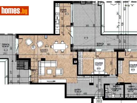 Тристаен, 185m² - Апартамент за продажба - 116754685