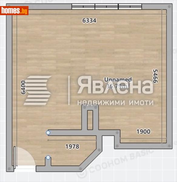 Едностаен, 34m² -  Център, София - Апартамент за продажба - ЯВЛЕНА - 116754730