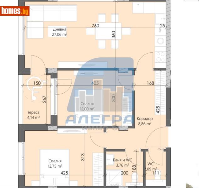 Тристаен, 101m² - Кв. Кършияка, Пловдив - Апартамент за продажба - Alegra ImmoBG - 116767545